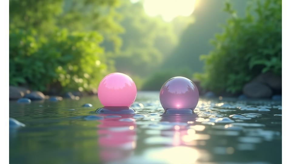 A graphic representation of balanced hormones and metabolism, possibly with natural elements and scientific symbols.