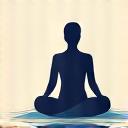 Icon representing meditation and mindfulness